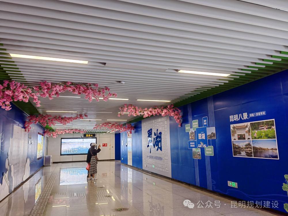 昆明地铁5号线这个站"花式整活"!