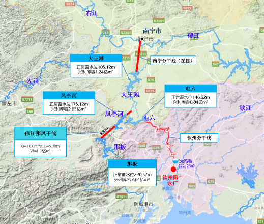 環北部灣廣西水資源配置工程項目建設用地預審獲批覆