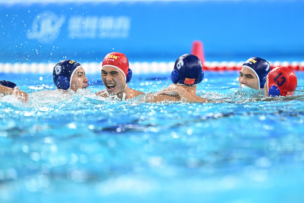 男子水球中国队晋级决赛