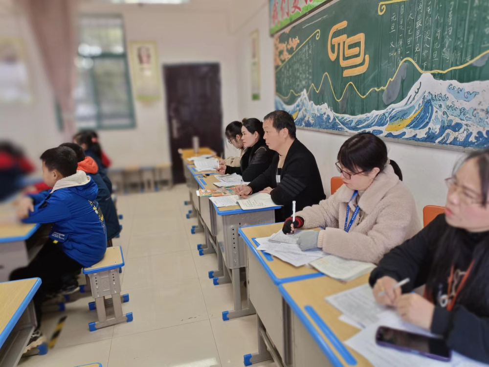 临川大岗小学开展春节语文优质课竞赛