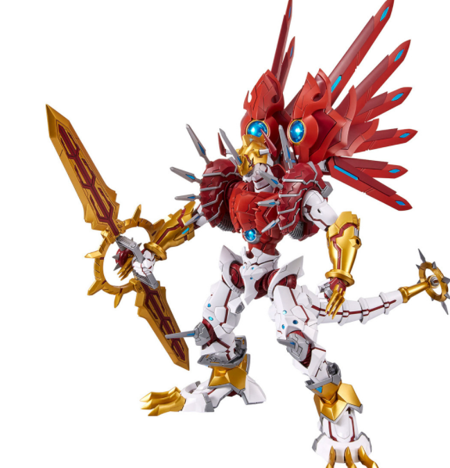 数码宝贝超霸气的闪光暴龙兽拼装模型这系列头一次出驯兽师