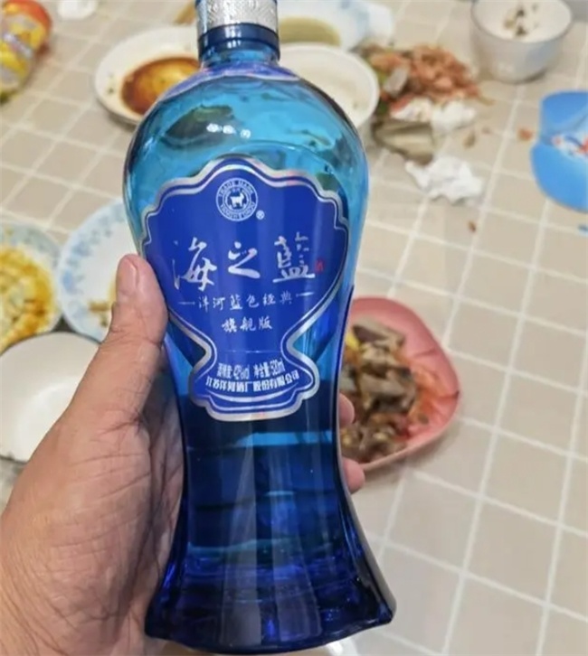 首推【洋河·海之蓝】 洋河蓝色经典的"海天梦"系列蔚为壮观,广告遍布