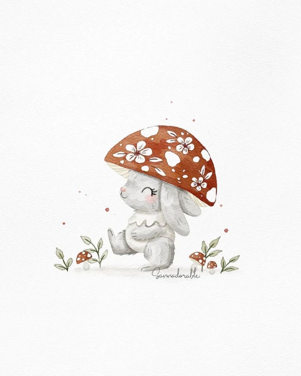 20幅水彩动物插画,俏皮又精致,可爱值拉满