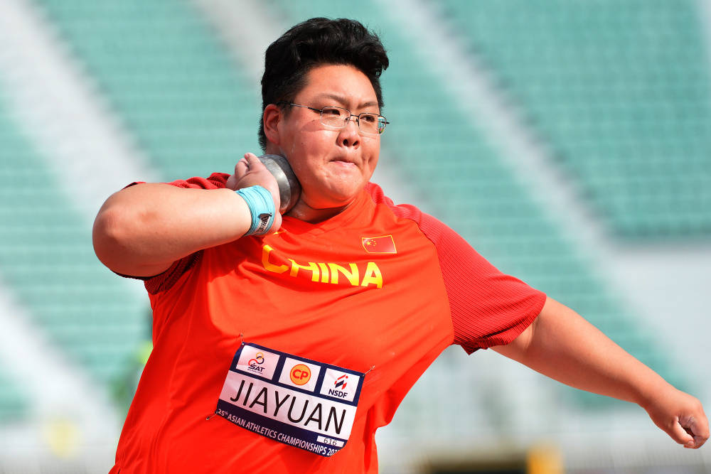 中国铅球运动员女子图片