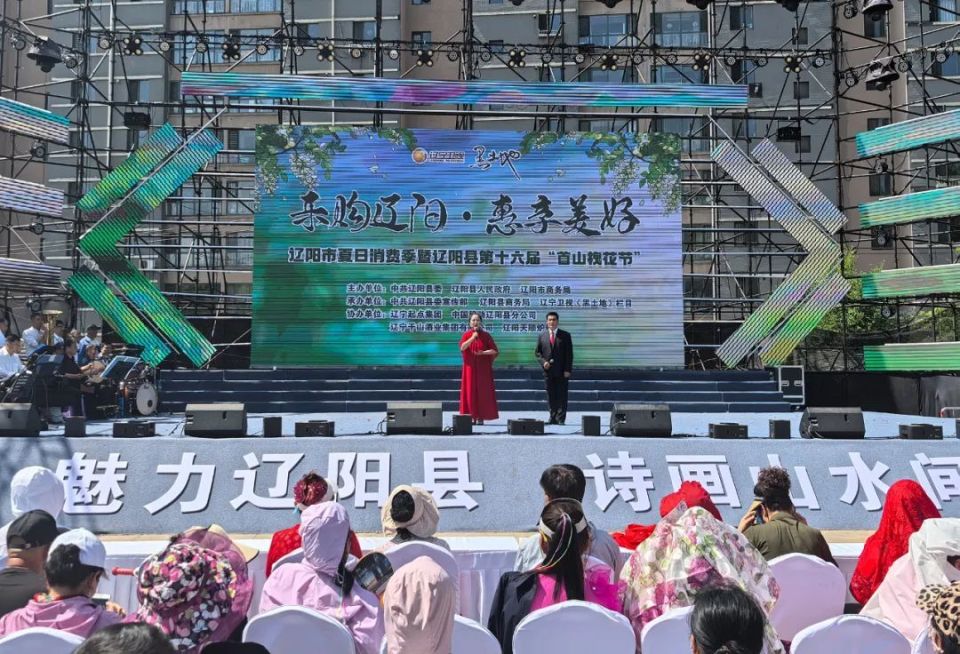 第十六届辽阳县"首山槐花节"举办新时代文明实践中心专场演出