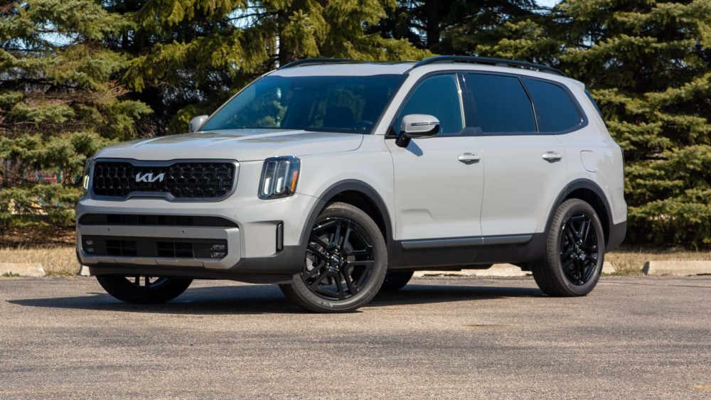 尺寸大设计个性,2023款起亚telluride大量实拍图发布_腾讯新闻