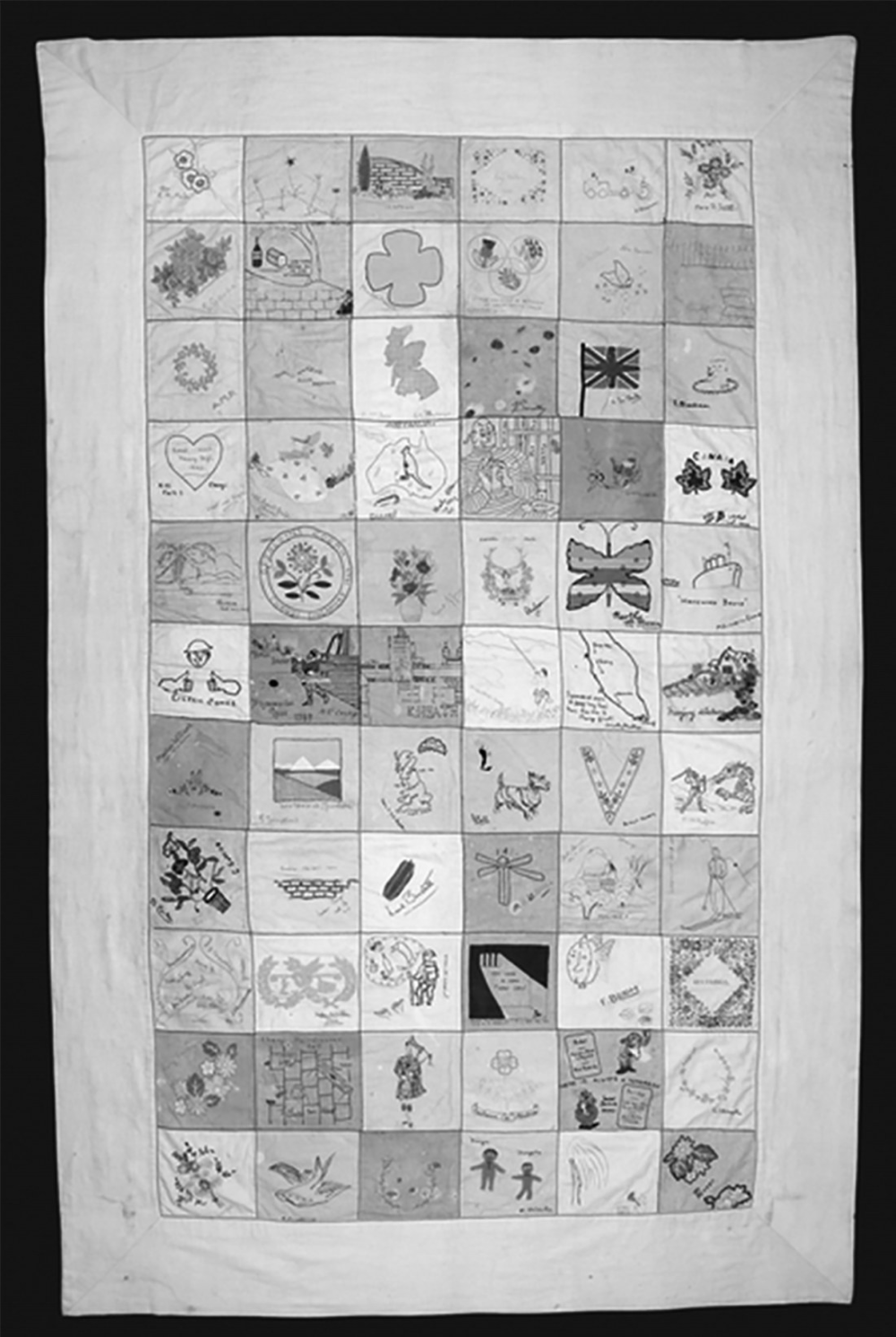 樟宜被子——绣出跨越铁丝网的秘密-腾讯新闻