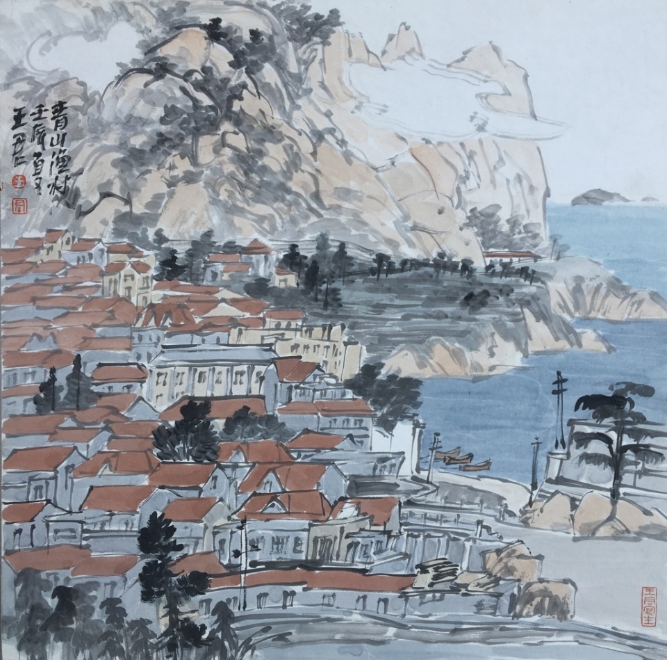 写生自然论,立体与平面的构成,用笔一画论,用彩墨描绘绚烂的现代风情