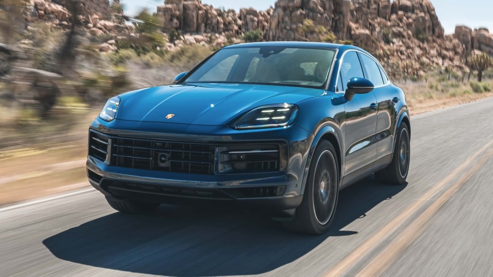 内外科技感有明显增强2024款保时捷cayennecoupe大量实拍图发布