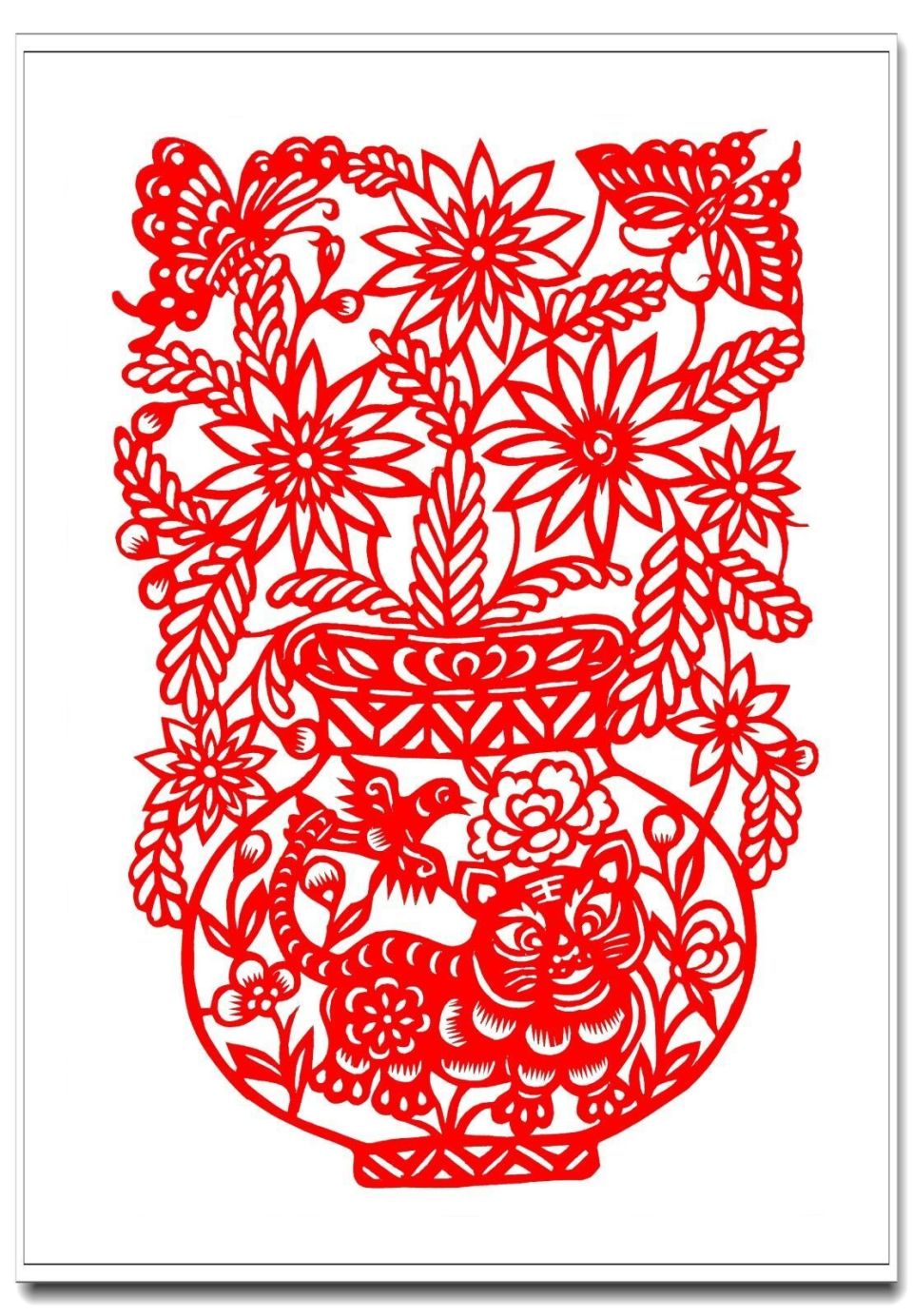 段喜娥十二生肖精品剪纸欣赏