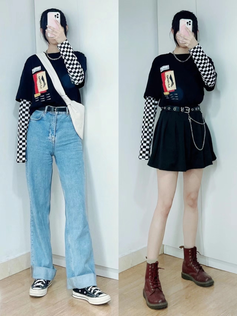 t恤叠穿"长袖"上衣更时髦!既能摆脱庸俗感,又显个性,有层次_腾讯新闻