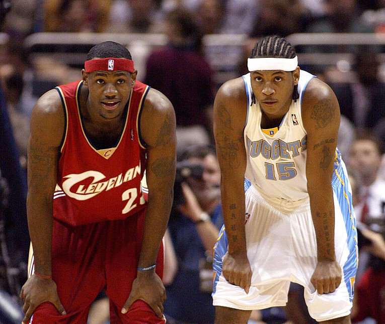 nba官方晒海报送别安东尼03白金一代逐步谢幕现役仅剩詹姆斯