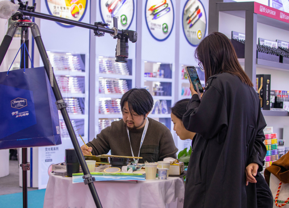 宁波文具展正在火热进行中