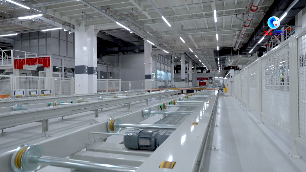 德国奥迪品牌在中国设立的首家专门生产纯电动车型的工厂正在长春汽车