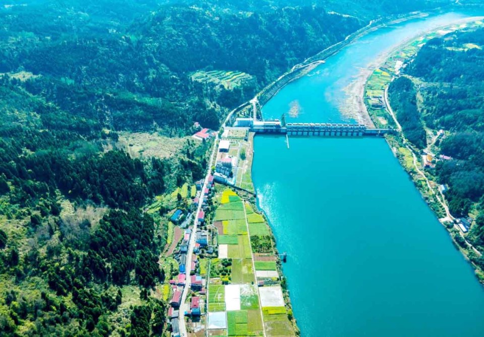 湖南沅陵明溪口镇风光旖旎美如画