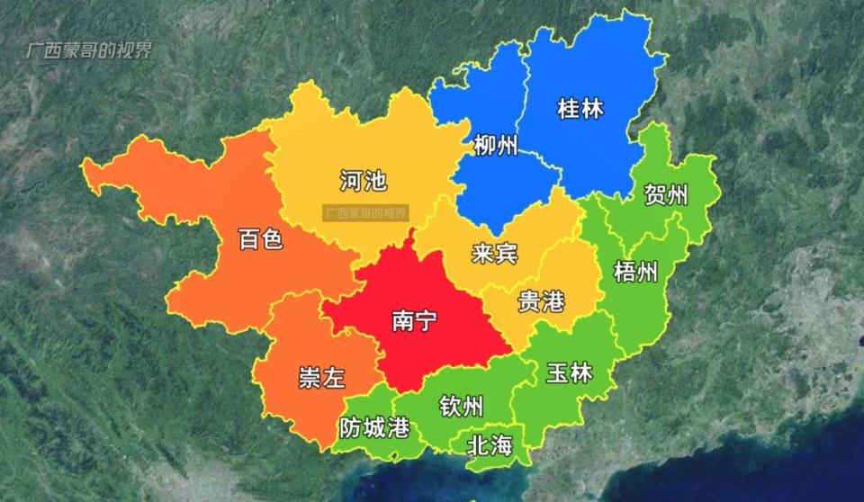 广西哪些城市跟南宁最亲?百色和崇左,还是桂林和柳州?