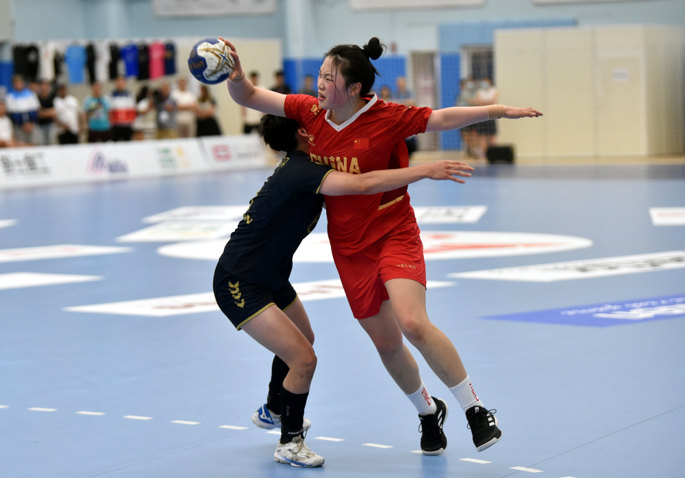 体育手球亚洲青年女子锦标赛中国队晋级决赛