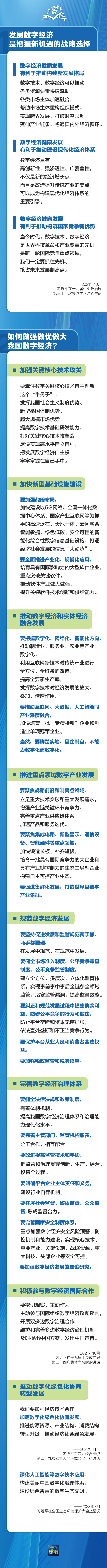 学习卡丨如何做强做优做大数字经济一图全解