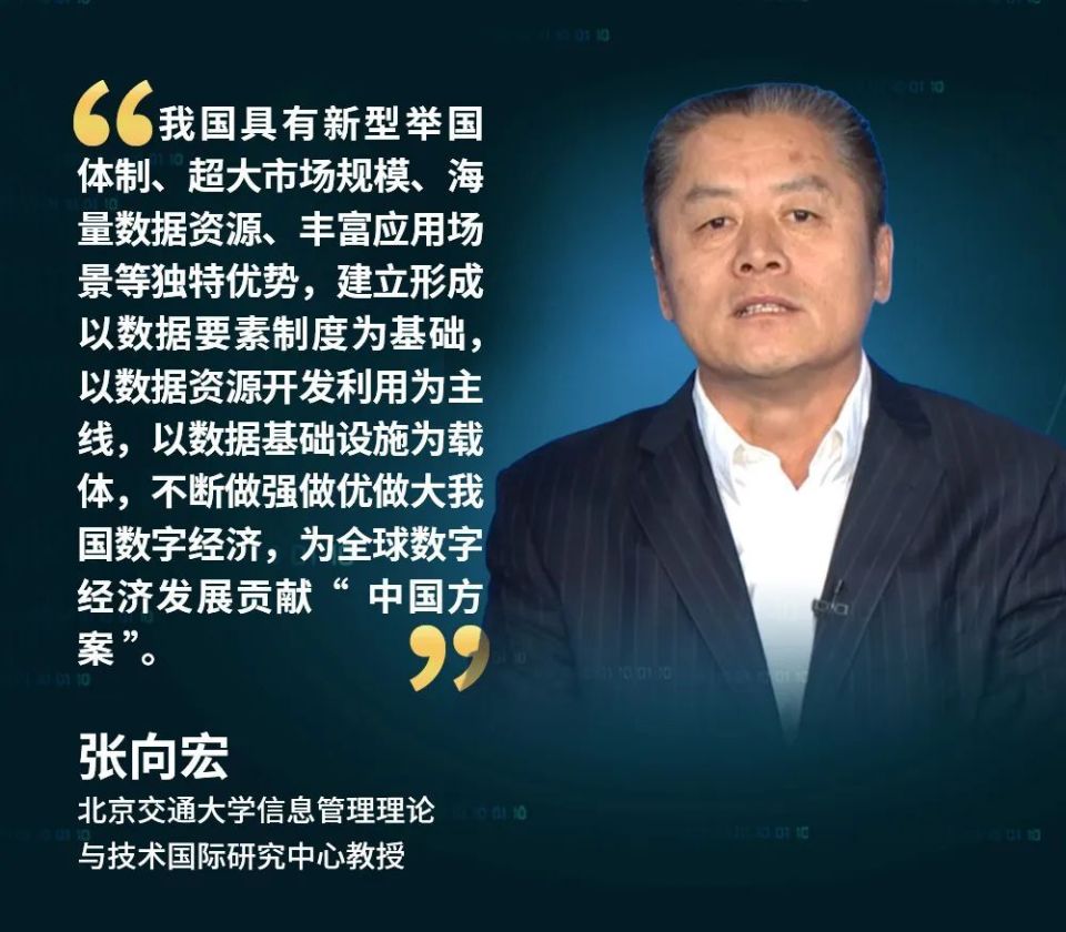 数据大家谈i张向宏构建全球数字经济发展中国方案