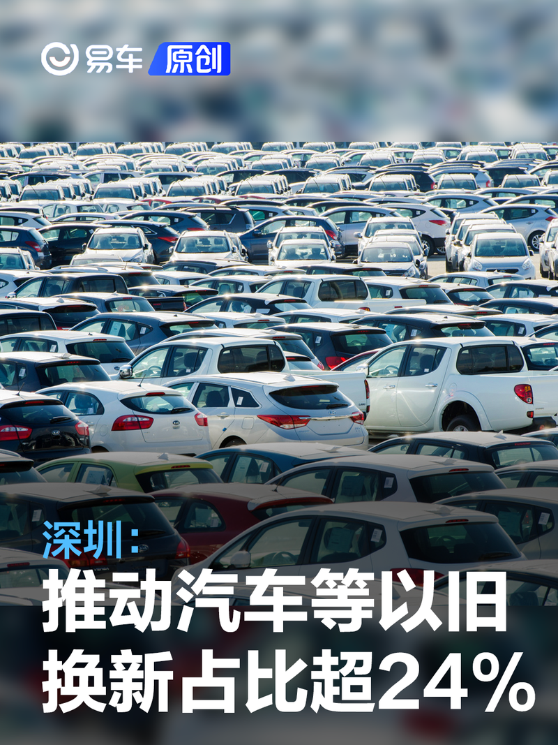 深圳:2024年推动汽车等商品以旧换新占比超24%