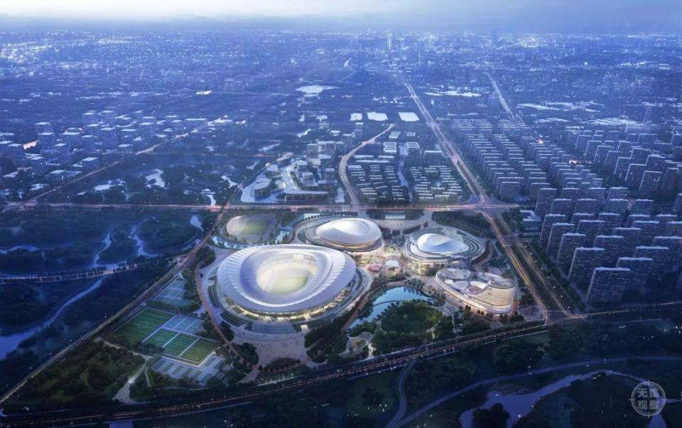 无锡奥体中心最新进展