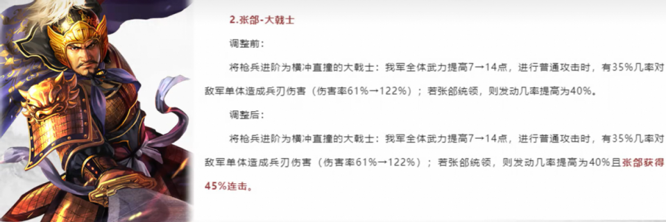 张郃一直是面板怪的存在,盾兵,枪兵双s,骑兵,器械双a,就连最次的弓兵