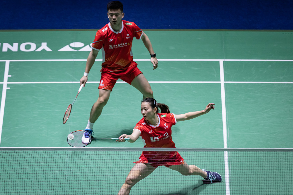 羽毛球法国公开赛郑思维黄雅琼晋级混双八强