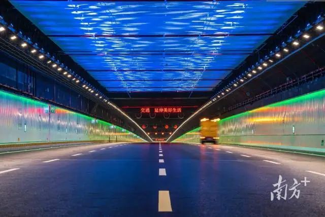 海底隧道"最美天幕"不见了?深中通道官方回应