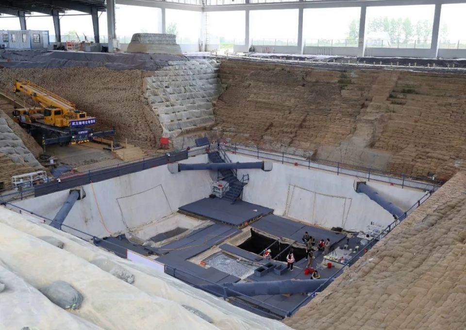 最新武王墩墓考古发掘现场 已提取文物3000件(组)