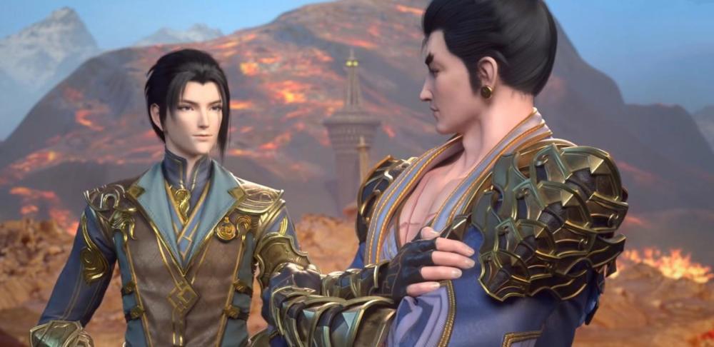 斗破苍穹打败林修崖美杜莎追杀萧炎回归之后还得救萧厉