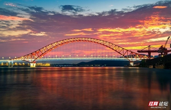 【每日一图@湖南】一桥飞架新城与工业园,株洲又一民生桥——清水塘