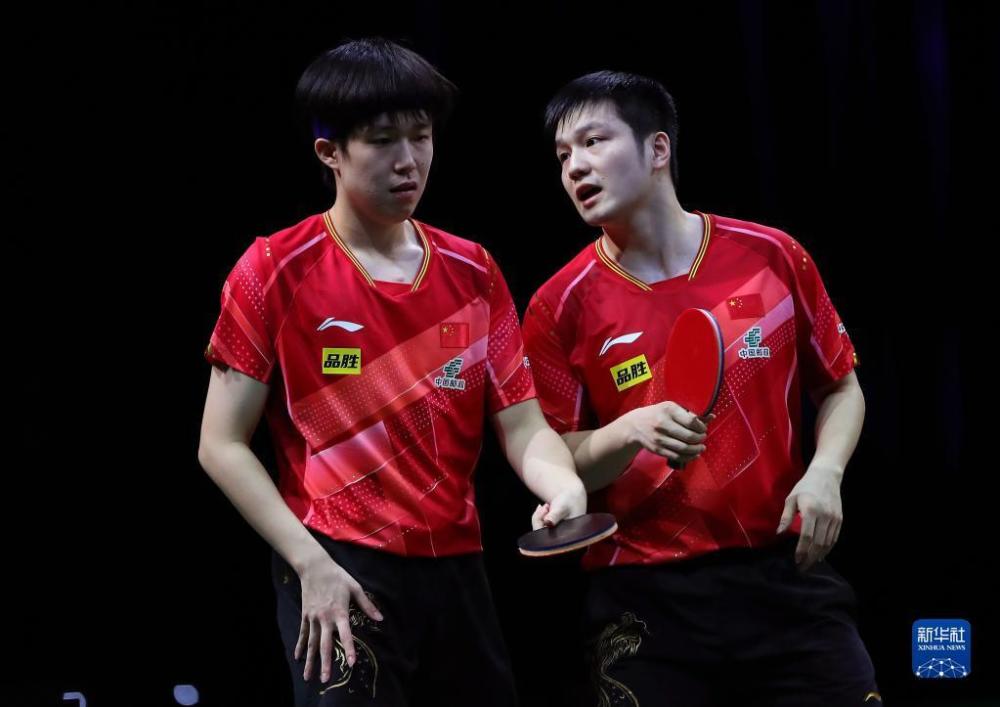 世乒赛樊振东王楚钦晋级男双四强