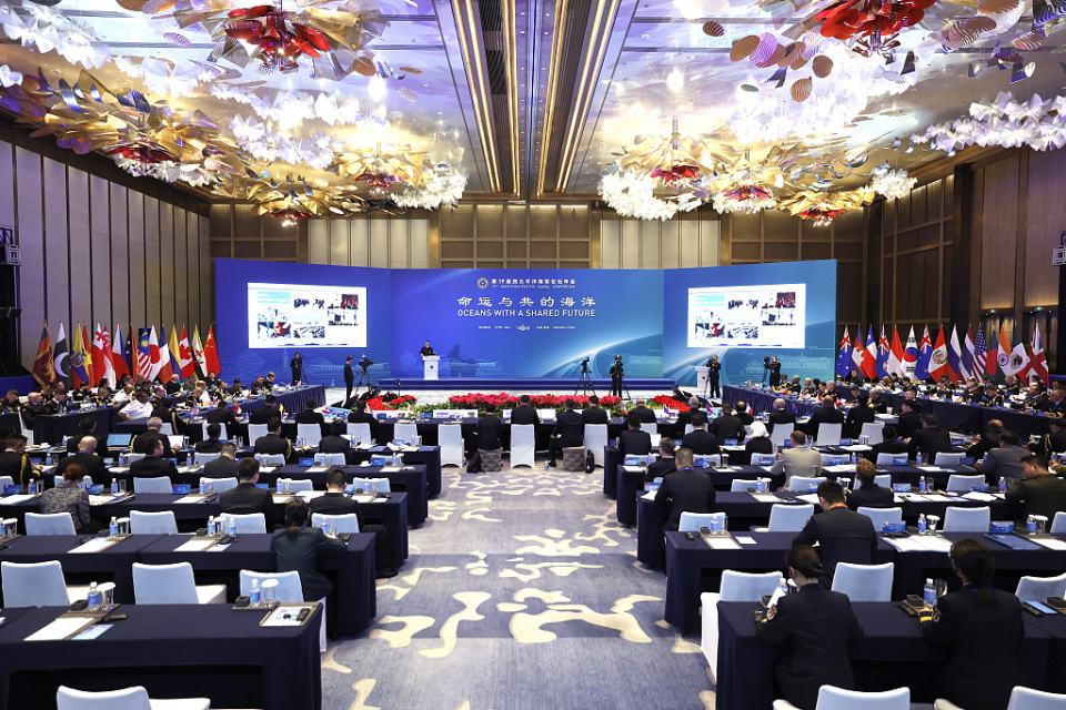 西太平洋海军论坛第19届年会22日在青岛开幕,来自29个国家的海军代表