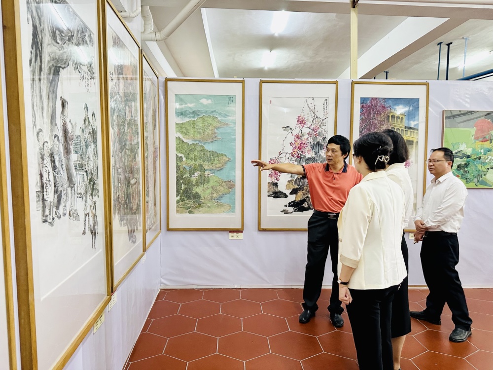 以艺术记录振兴新变化,潮州饶平举办"大美饶平·绿美汤溪"主题美术