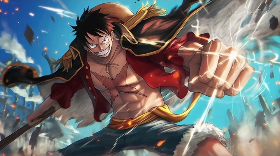 海贼王同人图,如果海贼王人物都是路飞脸,没想到青雉是最帅的