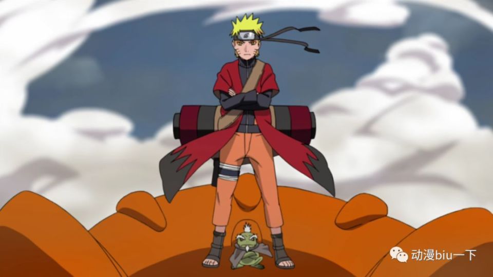 而这套新衣服也成为了鸣人一直穿到疾风传大结局的一件,也是鸣人感情