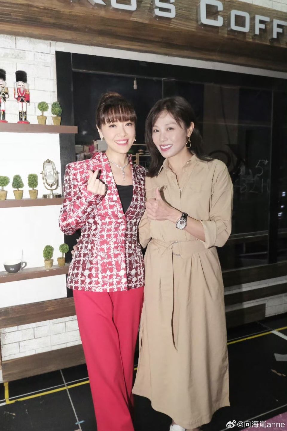 众人现身支持向海岚新作,独欠男主角