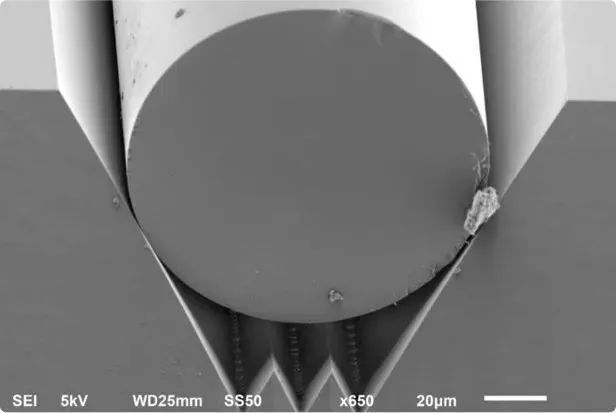 Laser-induced deep etching