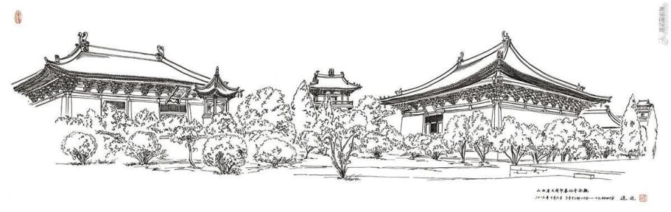 举报"酒店盗画"的画家再发声:山西一景区盗画制作logo,都印上了垃圾桶