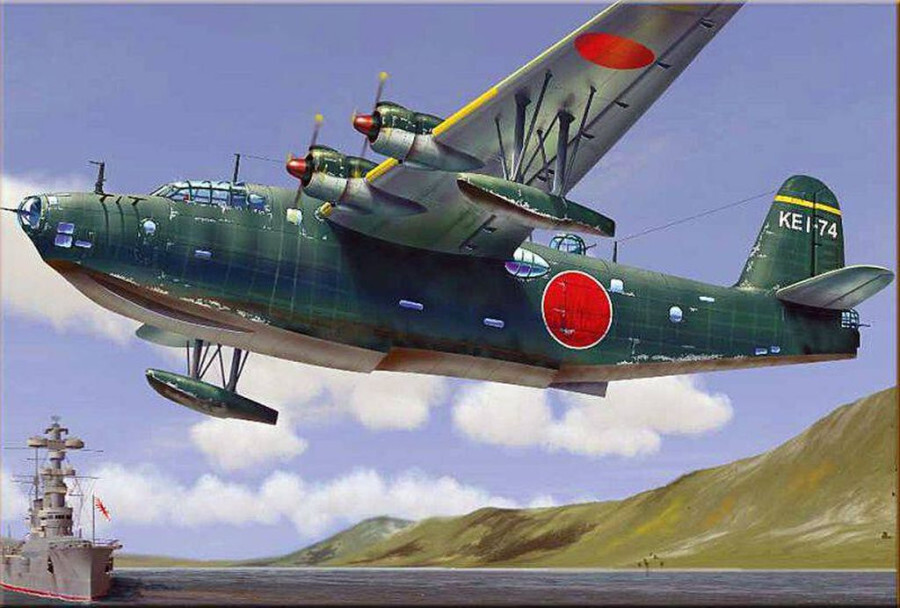 川西h8k "晴空"武士们的水上"二式"大艇_腾讯新闻