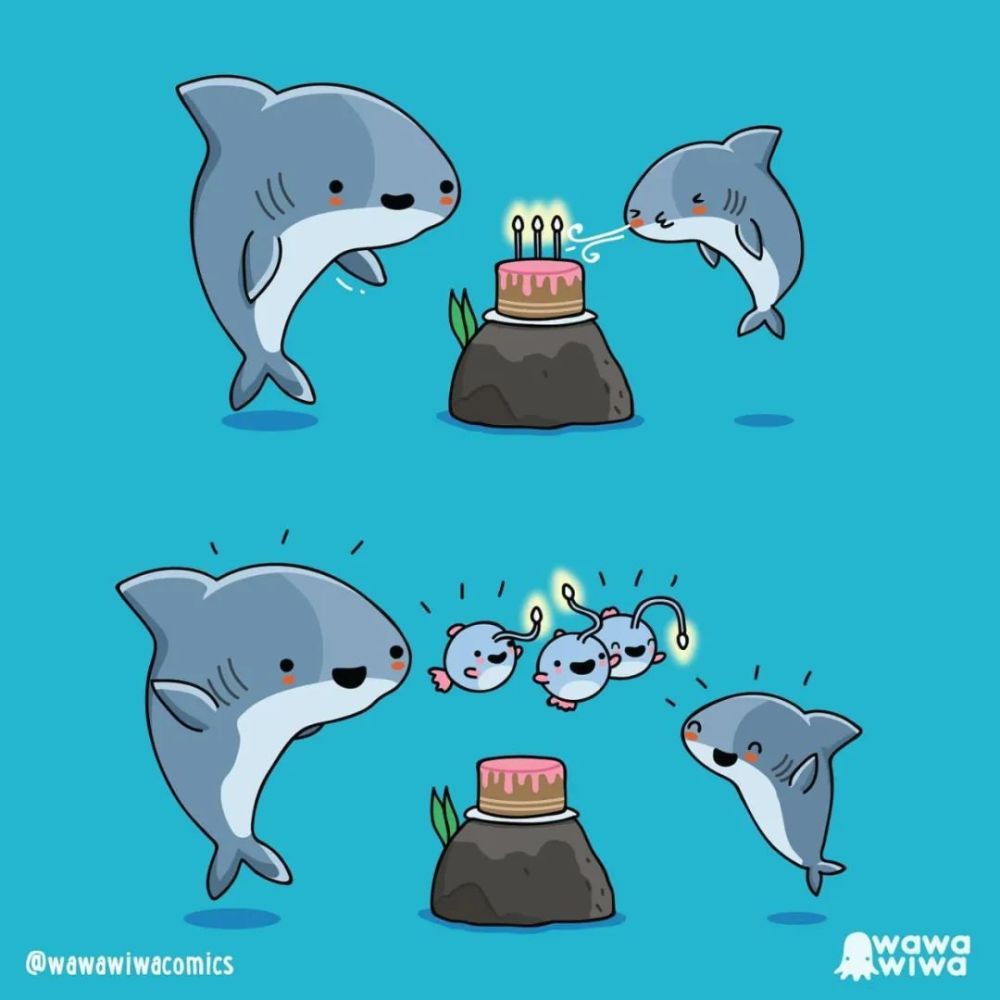 25幅可爱的小漫画萌萌的小动物给你一天好心情