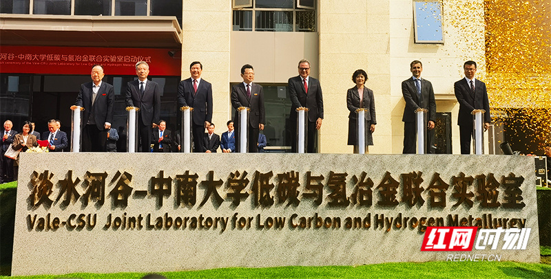 淡水河谷中南大学低碳与氢冶金联合实验室正式启用