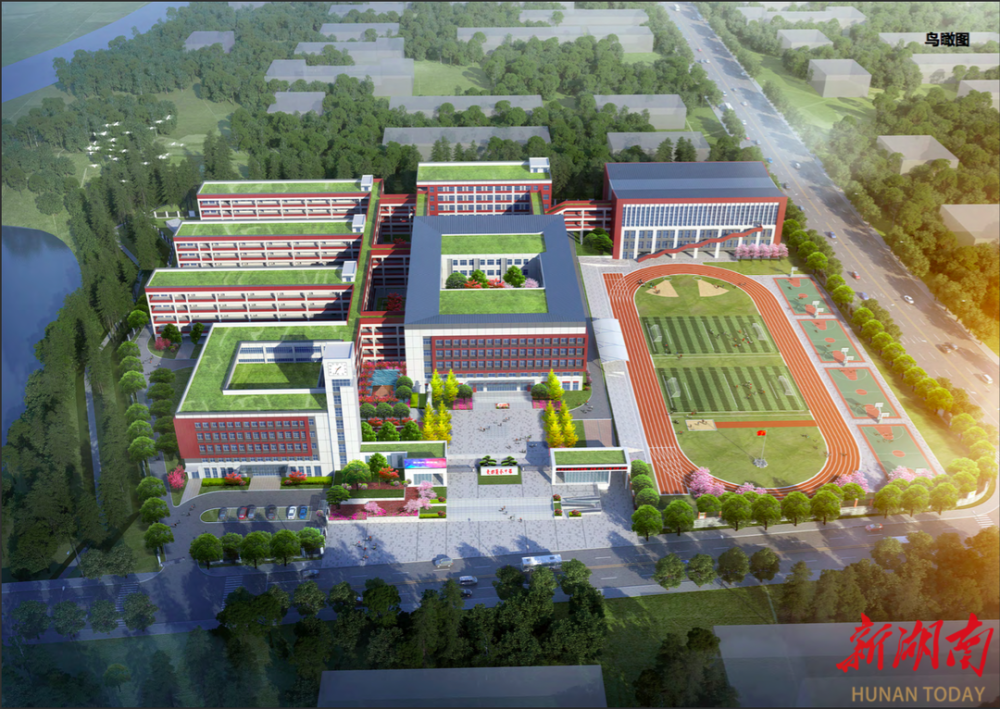 长郡麓谷中学今秋开学 建设规模60个班_腾讯新闻