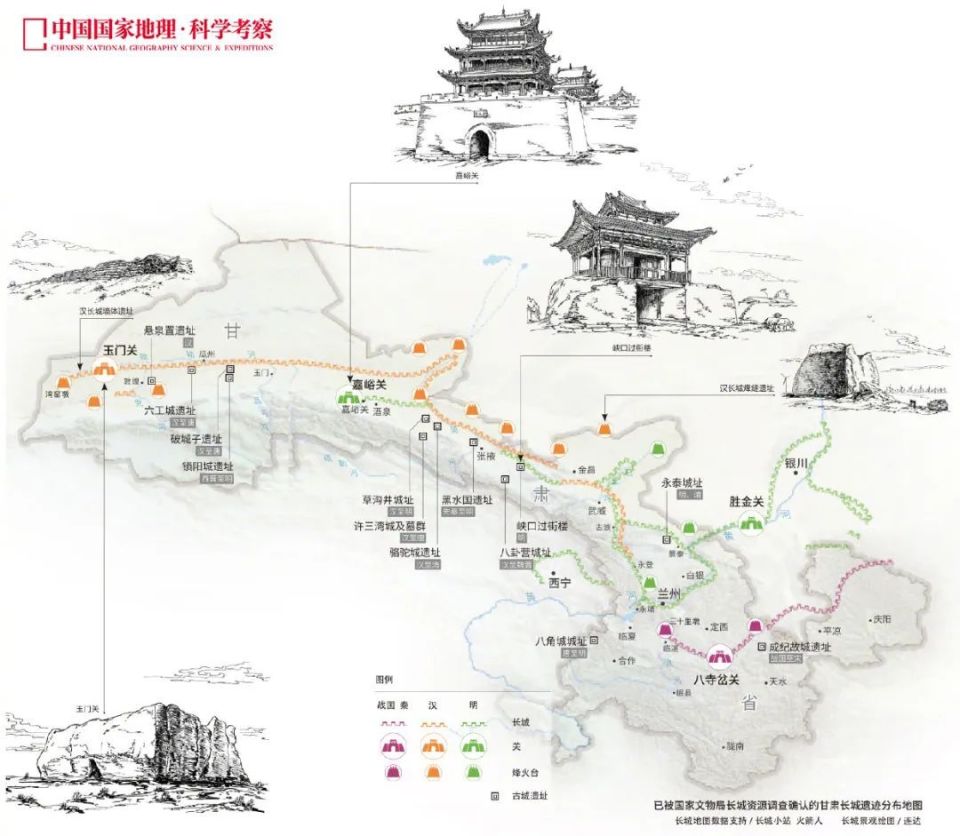 河西走廊主题手抄报图片