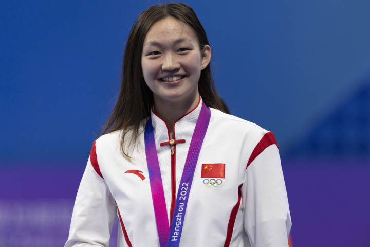 个人第5金李冰洁夺得女子800米自由泳冠军组图