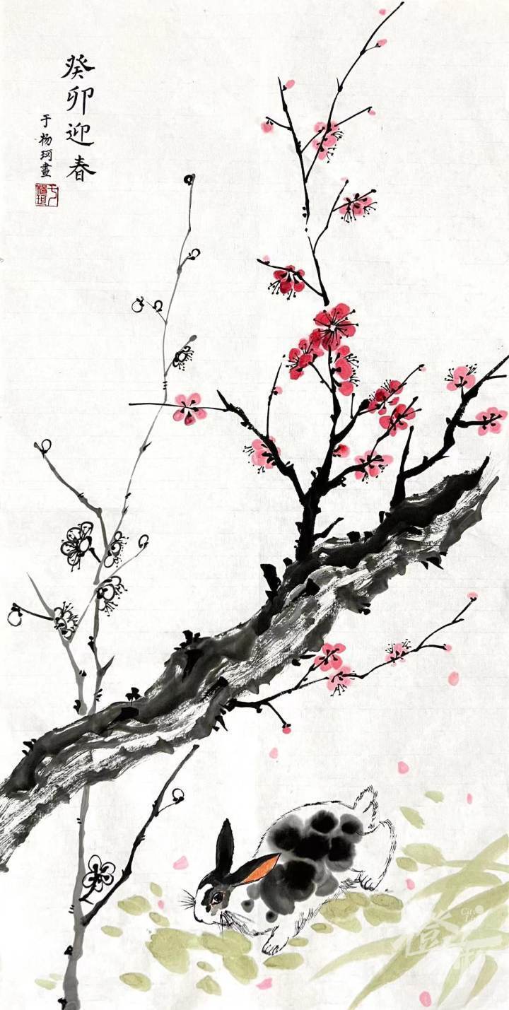 入驻橙柿书画社的中国美院研究生教你如何画好梅花_腾讯新闻