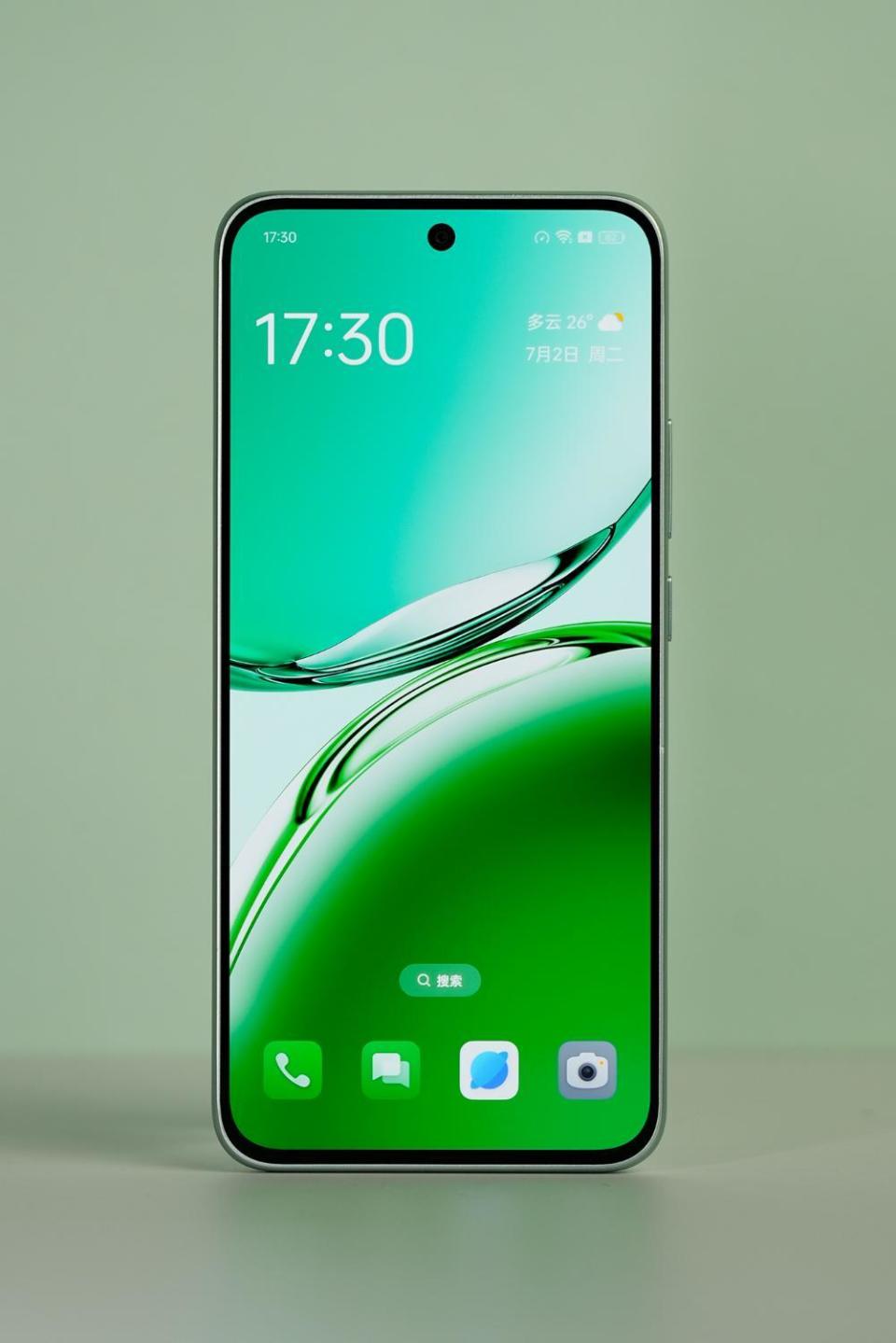 此外,亮屏之后可以看出,oppo a3的屏占比表现也相当不错,虽然与旗舰