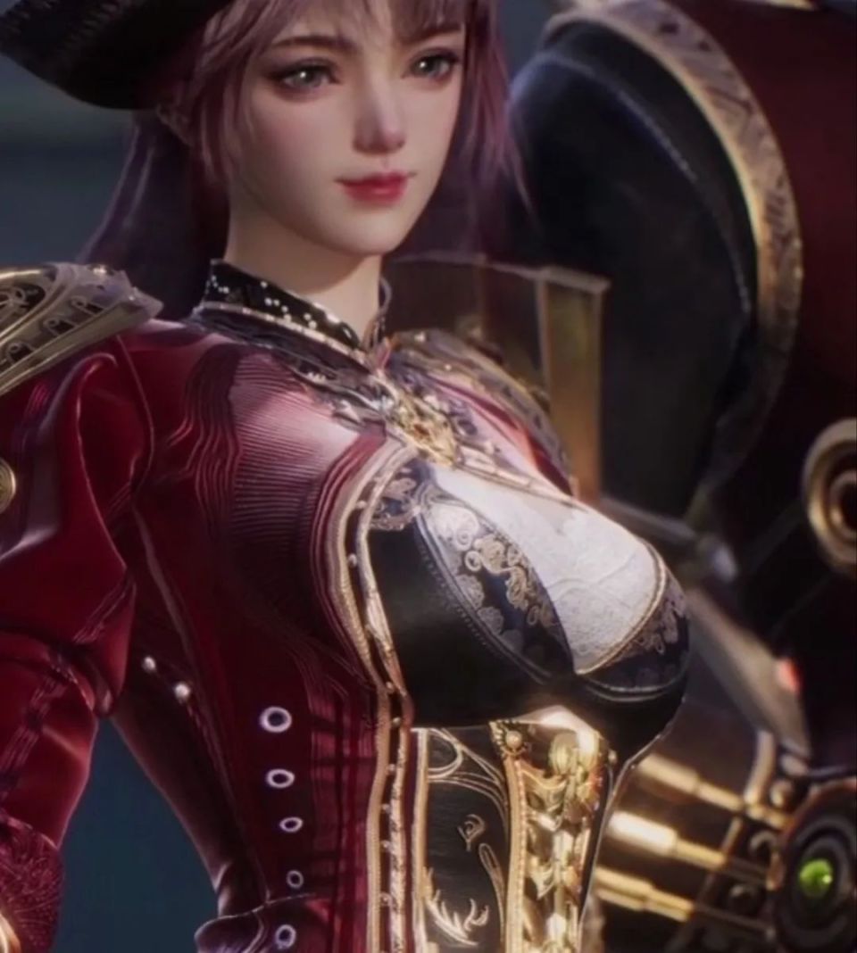 斗罗:梦红尘真是甜妹,建模也太好看了,身材也一流