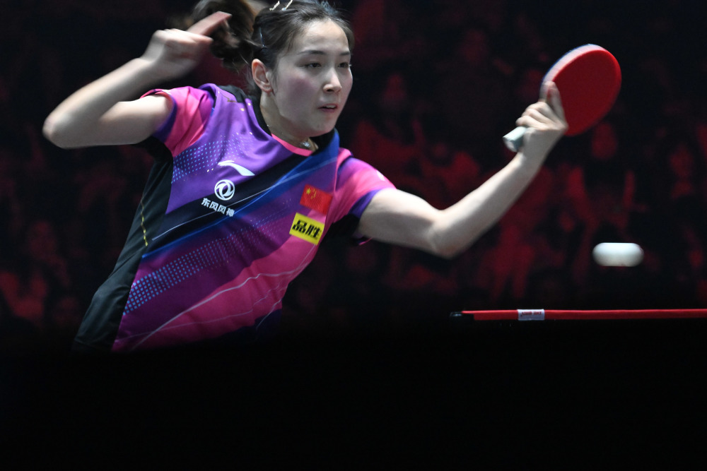 (体育)乒乓球——wtt新加坡大满贯:孙颖莎女单夺冠(2)