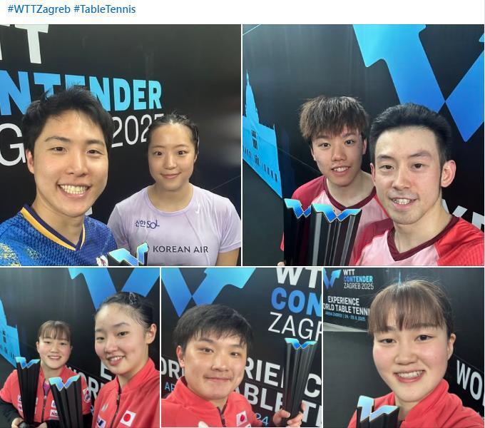 WTT萨格勒布站，国乒啥成绩？张本大藤赢中国选手，王励勤被质疑